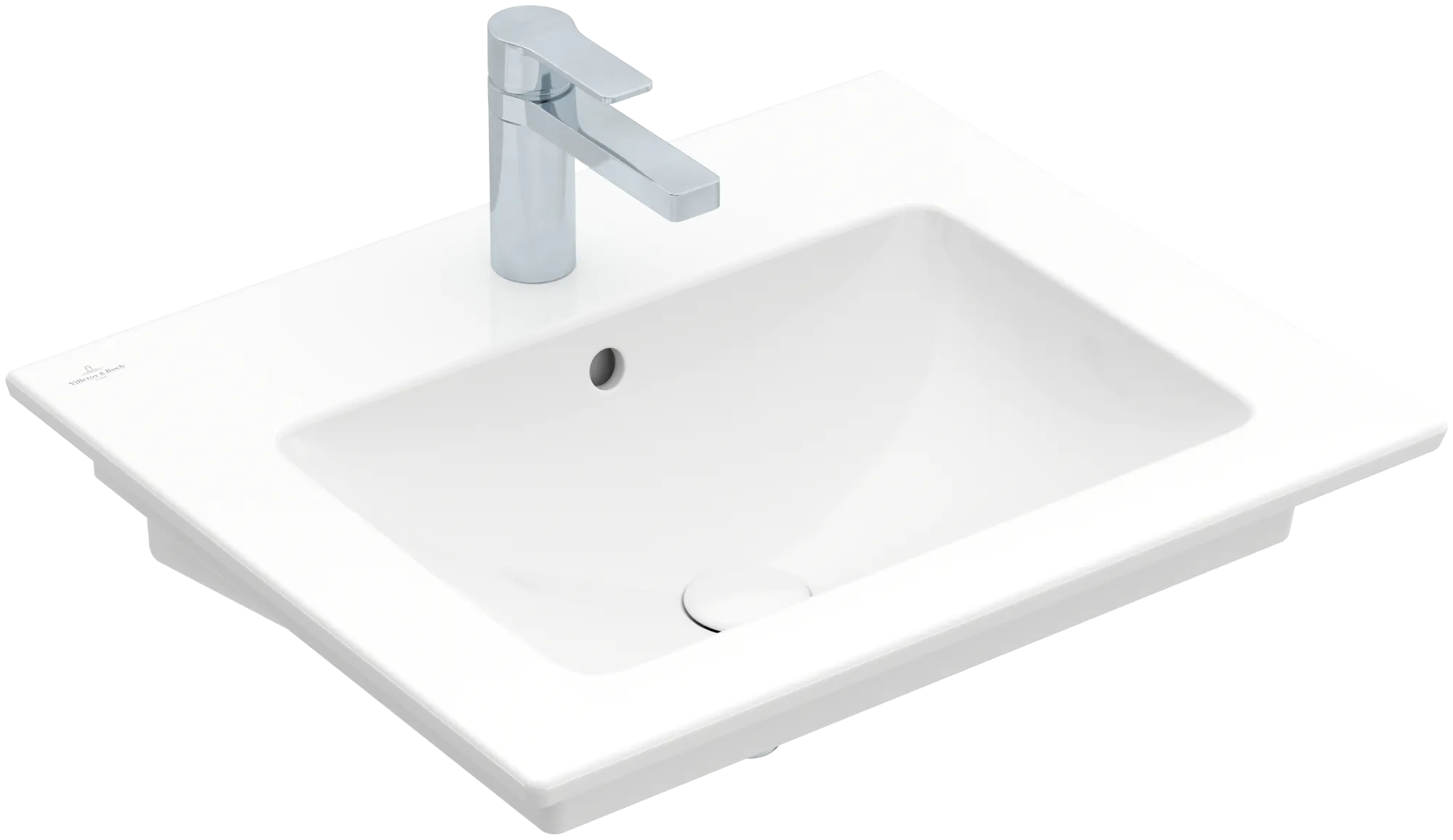 Villeroy & Boch Wandwaschtisch „Venticello“ 600 × 505 × 165 mm, für Becken mittig, mit Hahnlochbohrung, Hahnlochposition mittig in Weiß Alpin Farbe: Weiß Alpin / Größe: 60 × 50,5 cm / Hahnlochbohrung: mit 1×1 Hahnlochbohrung / Oberflächenveredelung: ohne Oberflächenveredelung Villeroy & Boch Wandwaschtisch „Venticello“ 600 × 505 × 165 mm, für Becken mittig, mit Hahnlochbohrung, Hahnlochposition mittig in Weiß Alpin Farbe: Weiß Alpin / Größe: 60 × 50,5 cm / Hahnlochbohrung: mit 1×1 Hahnlochbohrung / Oberflächenveredelung: ohne Oberflächenveredelung