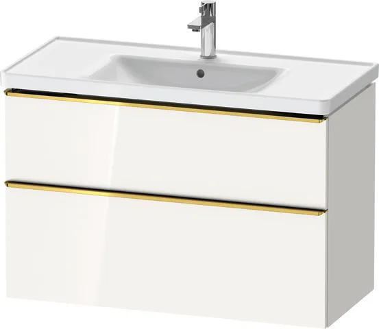 Duravit Waschtischunterschrank wandhängend „D-Neo“ 98,4 × 62,5 × 45,2 cm in Weiß Hochglanz Duravit Waschtischunterschrank wandhängend „D-Neo“ 98,4 × 62,5 × 45,2 cm in Weiß Hochglanz