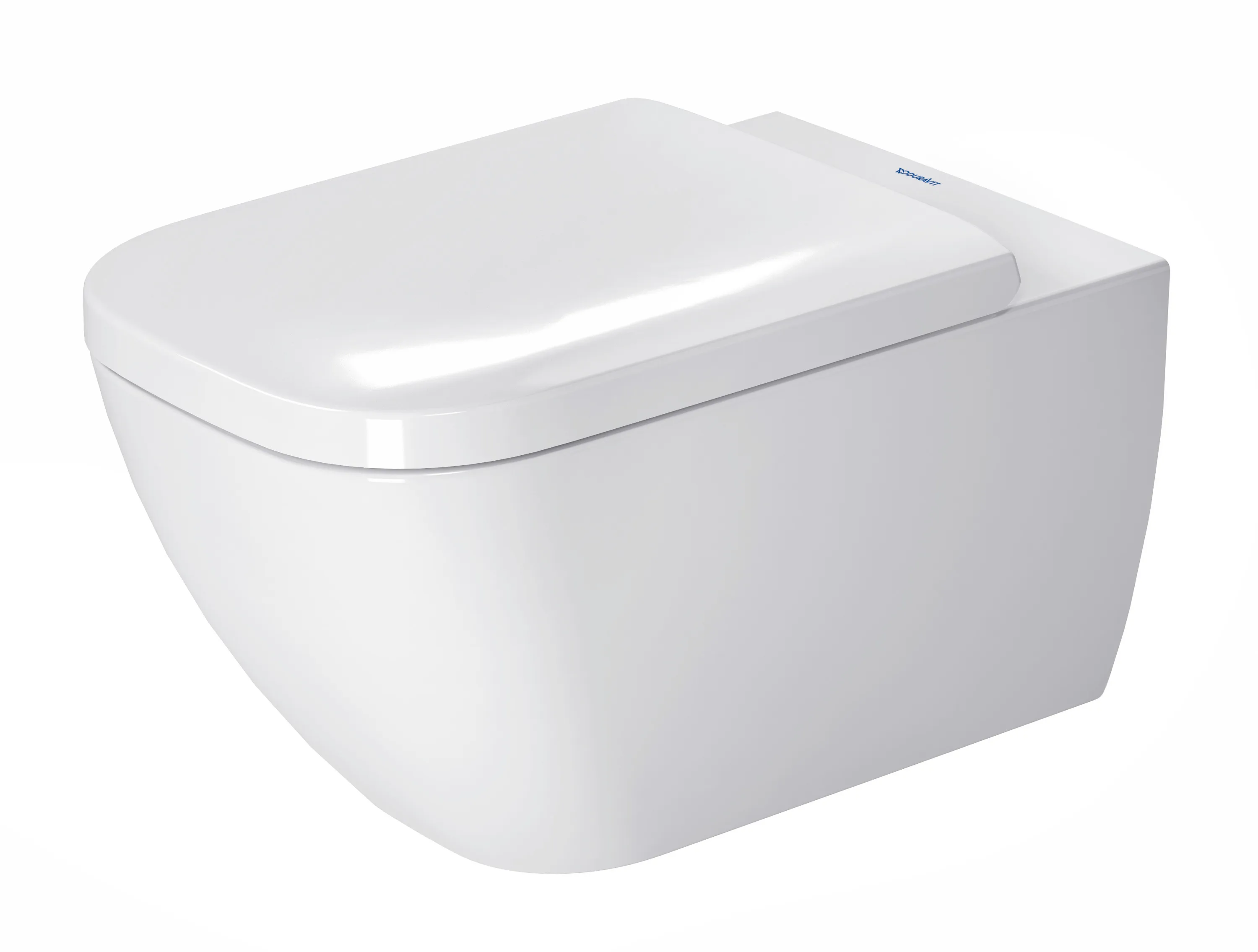 Duravit Happy D.2 Wand-WC 540 mm Tiefspüler, Durafix, weiß Duravit Happy D.2 Wand-WC 540 mm Tiefspüler, Durafix, weiß