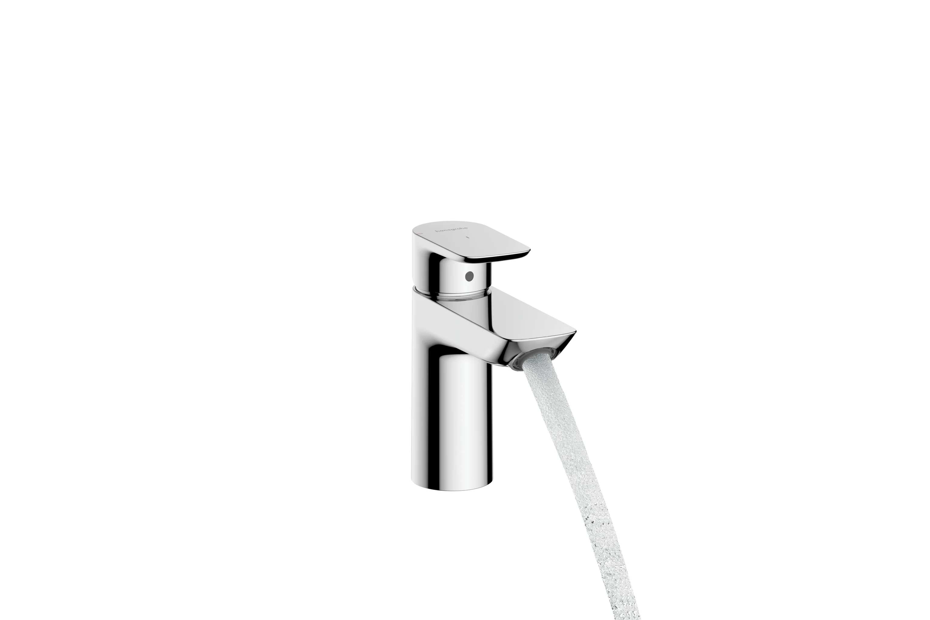 Neovis Q Einhebel-Waschtischmischer 100 CoolStart mit Push-Open Ablaufgarnitur, Oberfläche: Chrom