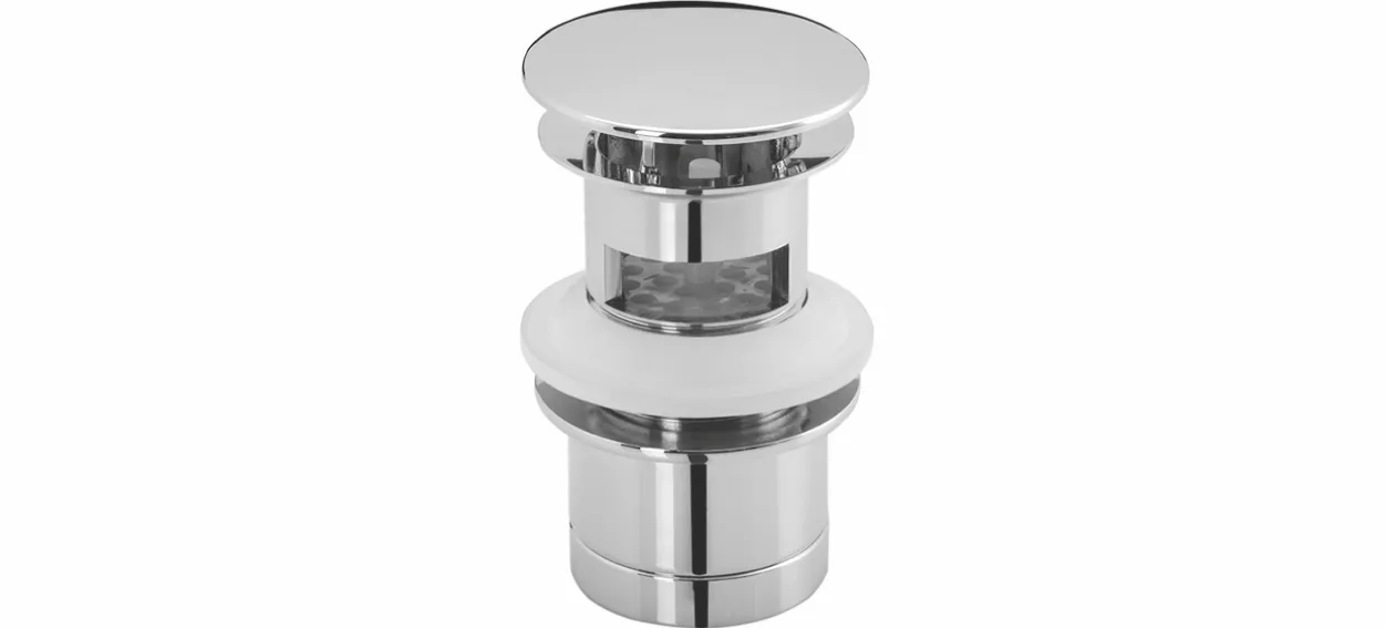 Design-Schaftventil MS vc mit Überlauf, mit Haube 1 1/4″ x 60 x 70 mm, komplett