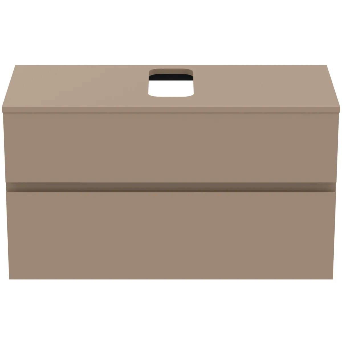 Ideal Standard Waschtischunterschrank „Finesse“ 100,2 × 55,8 × 44 cm Greige matt