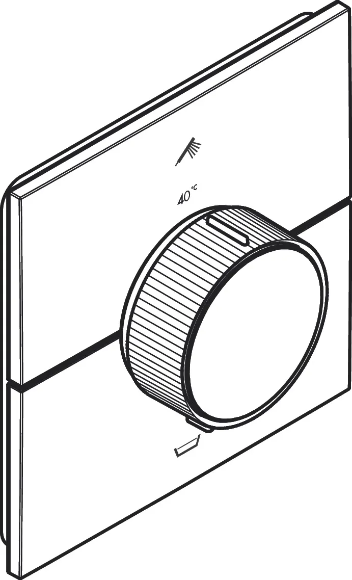 AXOR ShowerSelect ID Thermostat Unterputz eckig für 2 Verbraucher mit integrierter Sicherungskombi nach EN1717 Chrom AXOR ShowerSelect ID Thermostat Unterputz eckig für 2 Verbraucher mit integrierter Sicherungskombi nach EN1717 Chrom