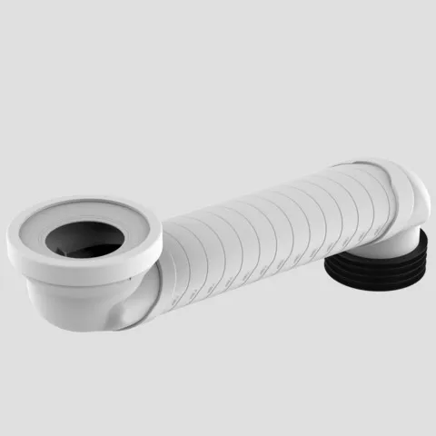 WC-Versprungbogen DN 90/100, 60 bis 350 mm