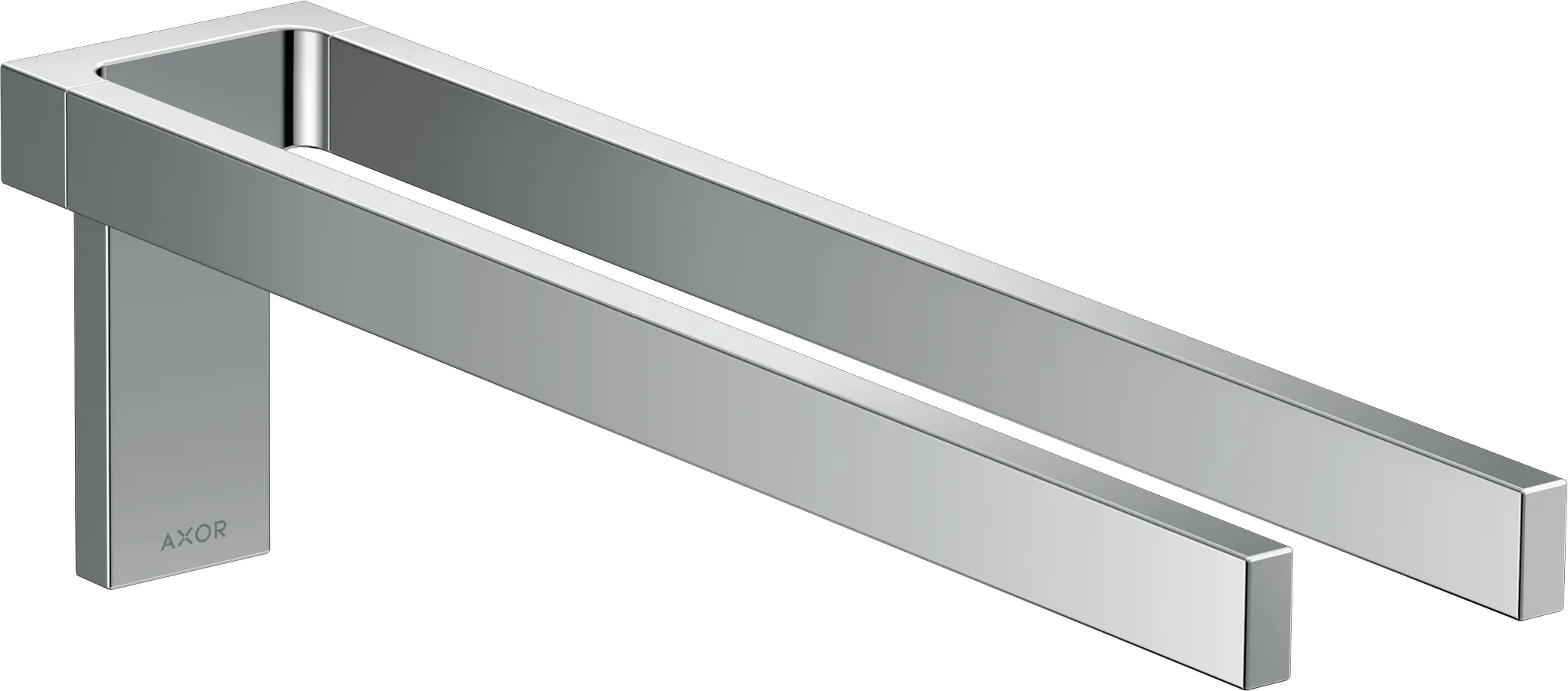 Hansgrohe AXOR Universal Rectangular Handtuchhalter zweiarmig, Chrom Hansgrohe AXOR Universal Rectangular Handtuchhalter zweiarmig, Chrom
