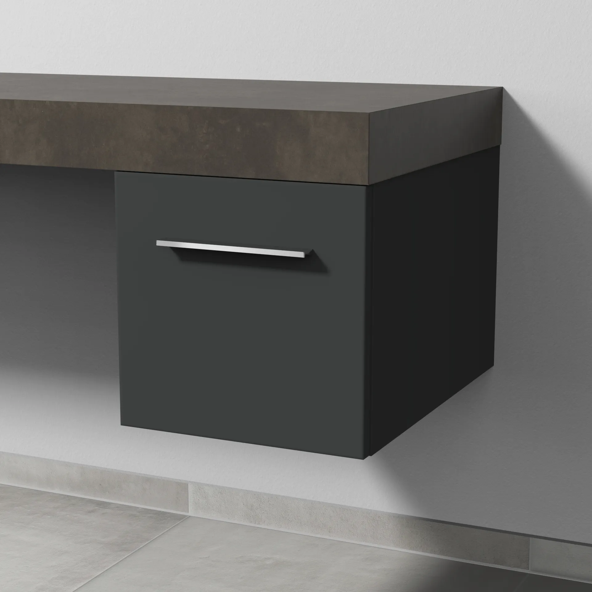 Sanipa Anbauschrank „2morrow“ 350 × 340 × 520 mm in Graphit (matt)
