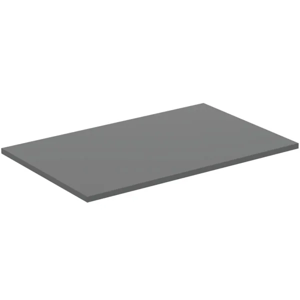 Waschtischplatte i.life B ohne Ausschnitt 802x506x18mm Weiß matt