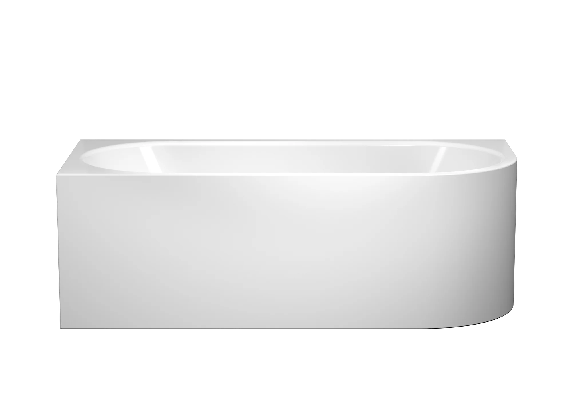 Kaldewei MEISTERSTÜCK CENTRO DUO 1 Badewanne, alpinweiß, 1800x800 mm, Eckeinbau rechtsseitig