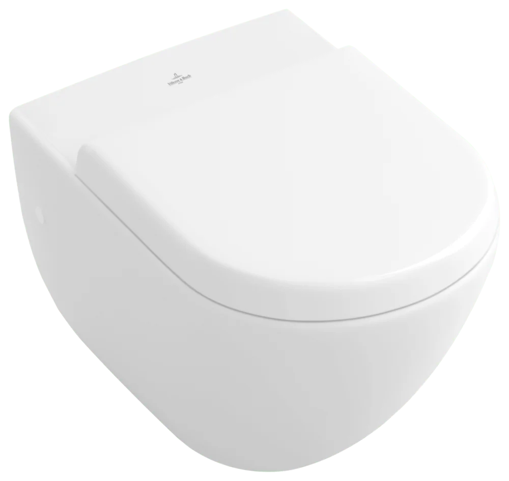 Villeroy & Boch Subway Flachspül-WC Wandhängend 370x560mm Oval Weiß Alpin Villeroy & Boch Subway Flachspül-WC Wandhängend 370x560mm Oval Weiß Alpin