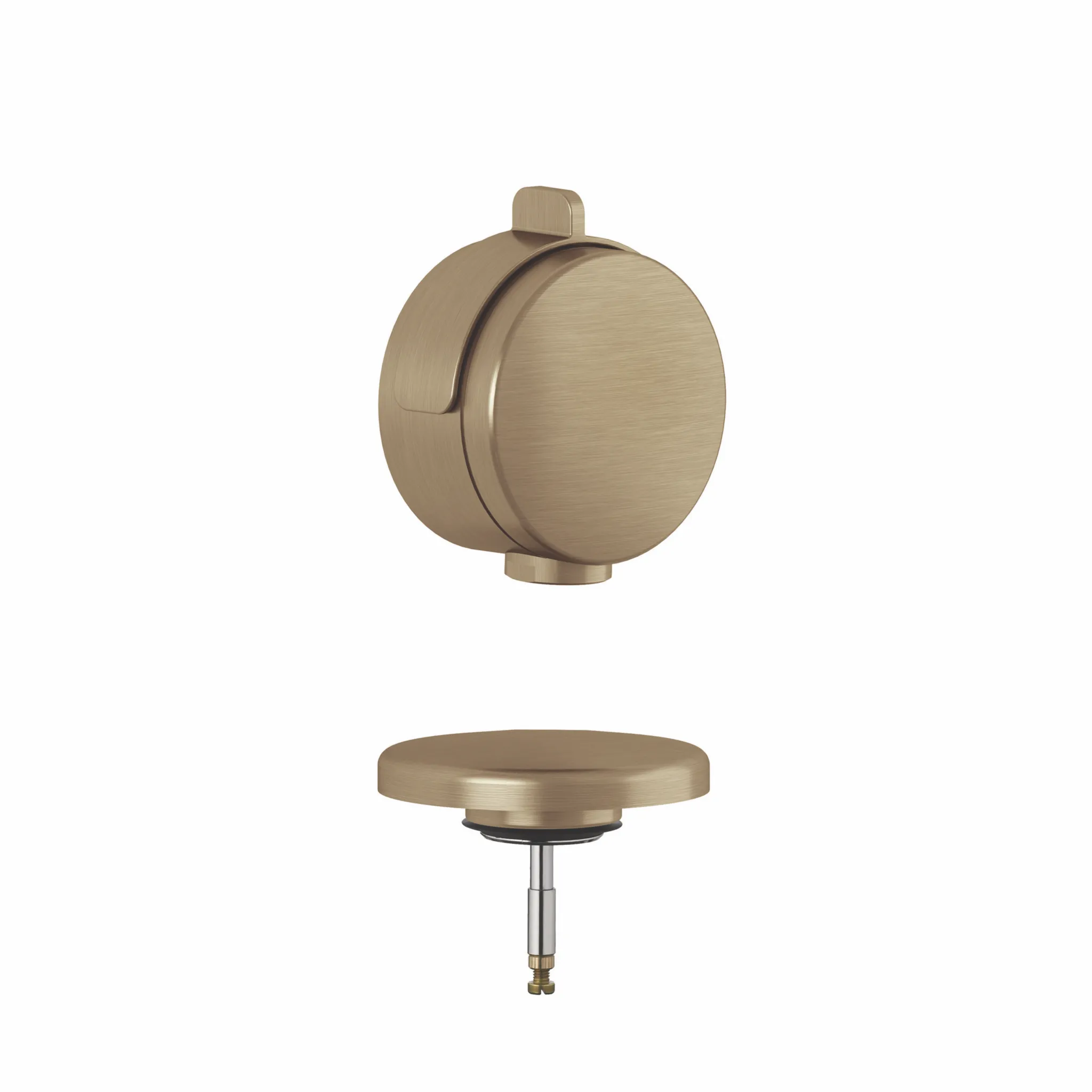 Kludi ROTEXA MULTI Ein- und Überlaufgarnitur Feinbau-Set Brushed bronze, Messing/Kunststoff, Durchmesser 70 mm, Ausladung 45 mm Kludi ROTEXA MULTI Ein- und Überlaufgarnitur Feinbau-Set Brushed bronze, Messing/Kunststoff, Durchmesser 70 mm, Ausladung 45 mm