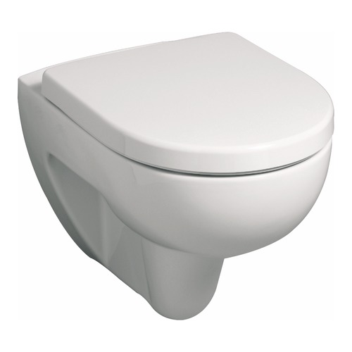 Geberit WC-Sitz ehemals Keramag „Renova Plan“ in weiß alpin, Befestigung von oben Geberit WC-Sitz ehemals Keramag „Renova Plan“ in weiß alpin, Befestigung von oben