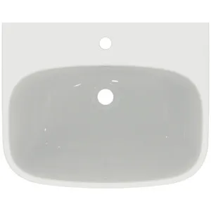 Waschbecken „i.lifeA“ 60 × 48 × 18 cm, Hahnlochposition mittig Waschbecken „i.lifeA“ 60 × 48 × 18 cm, Hahnlochposition mittig