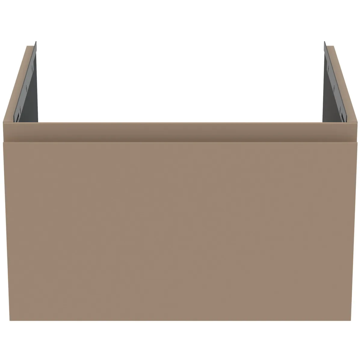 Ideal Standard Möbelwaschtischunterschrank Finesse 600x505x370mm 1 Auszug Greige matt Ideal Standard Möbelwaschtischunterschrank Finesse 600x505x370mm 1 Auszug Greige matt