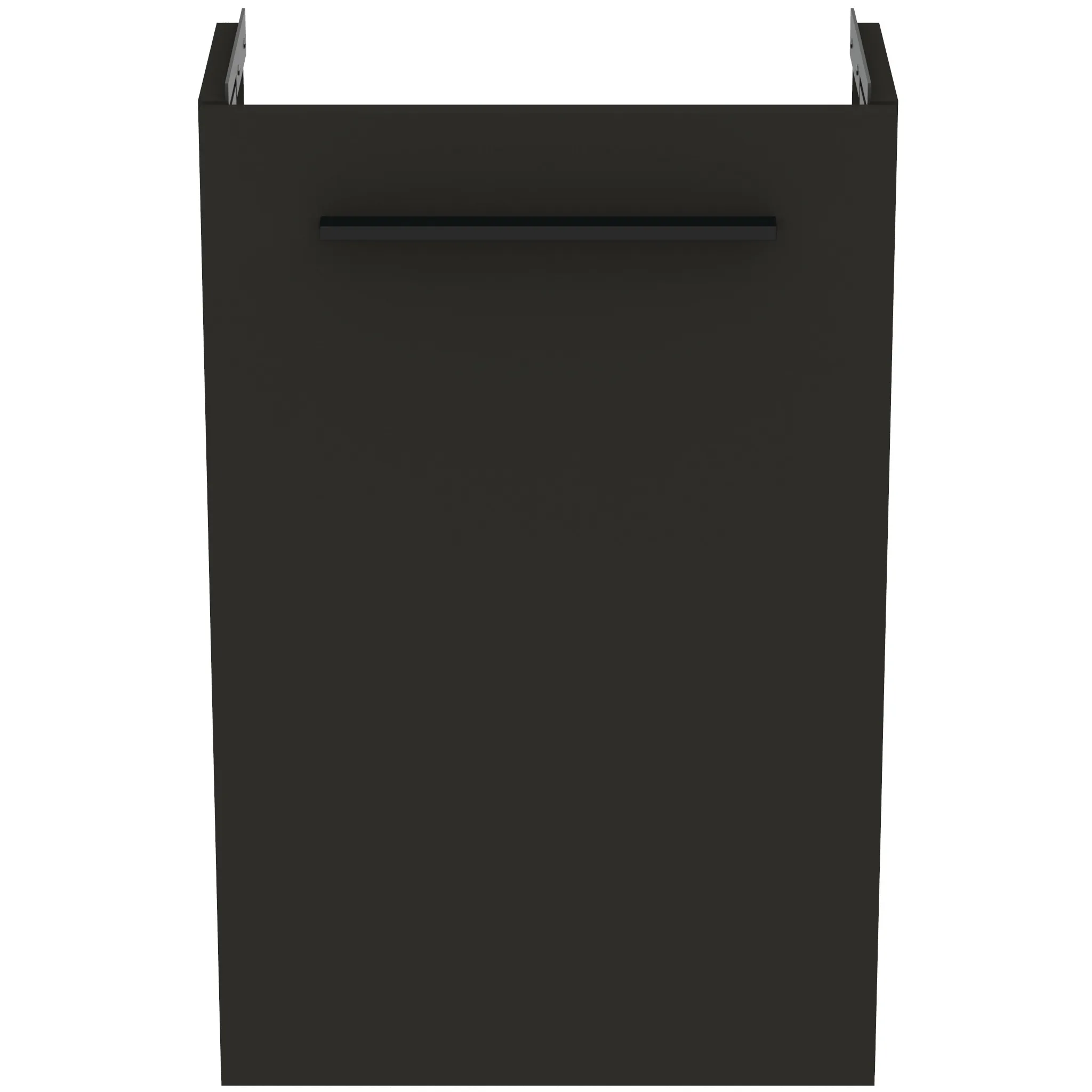 Ideal Standard Handwaschbeckenunterschrank i.life S 1 Tür, Carbongrau matt, 410x205x630 mm