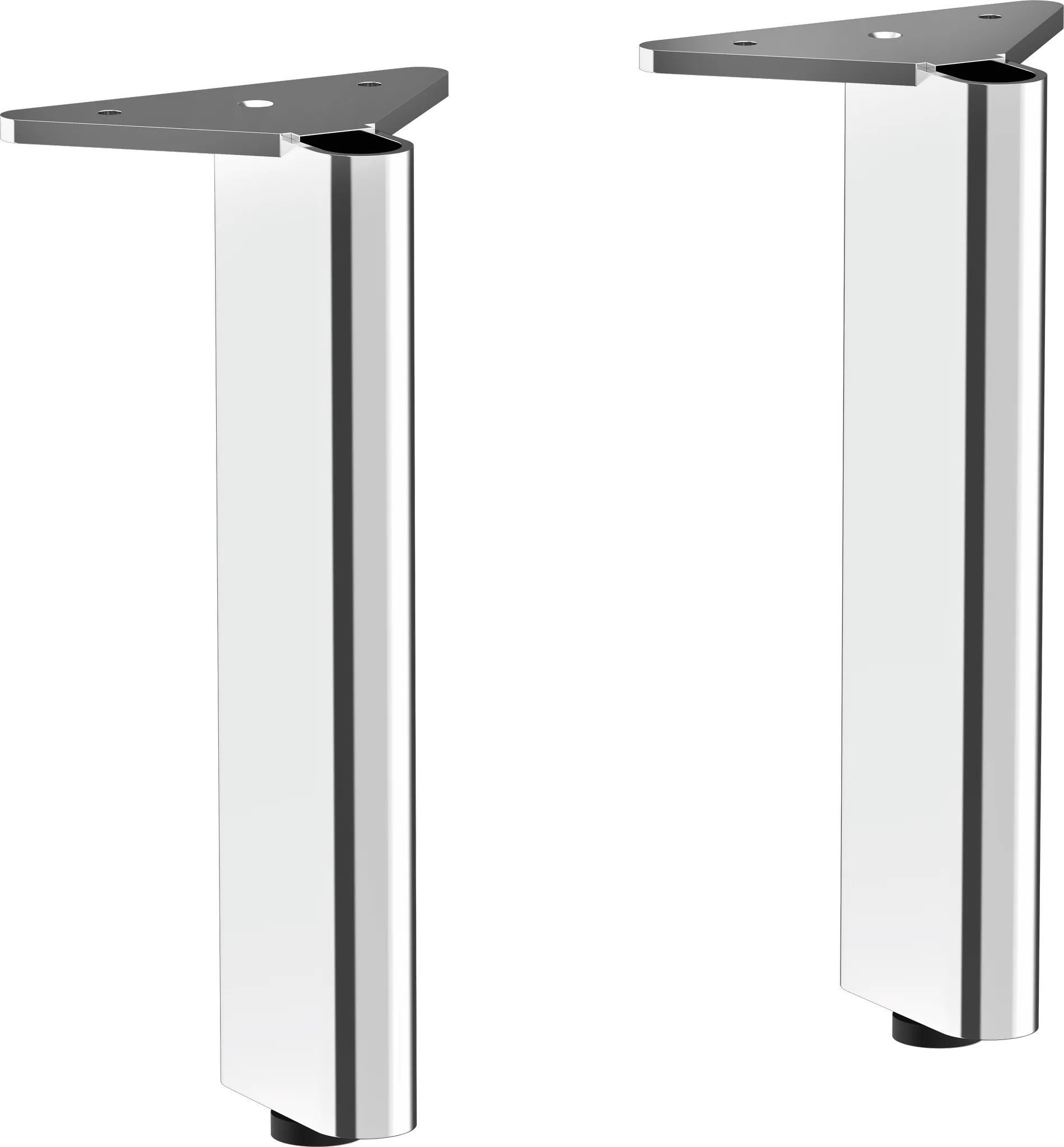 Hansgrohe Xelu Q Möbelfüße, Chrom, 175x60 mm, Höhe 174 mm, 2 Stück