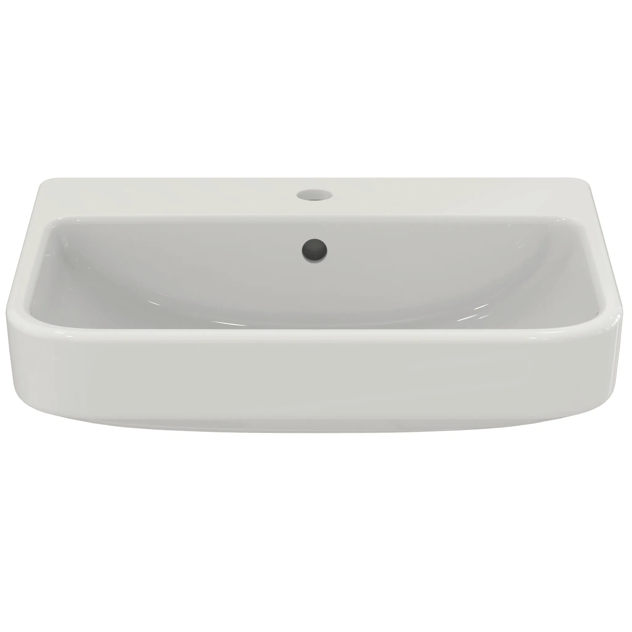 Waschbecken „i.lifeB“ 55 × 44 × 17 cm, Hahnlochposition mittig Waschbecken „i.lifeB“ 55 × 44 × 17 cm, Hahnlochposition mittig
