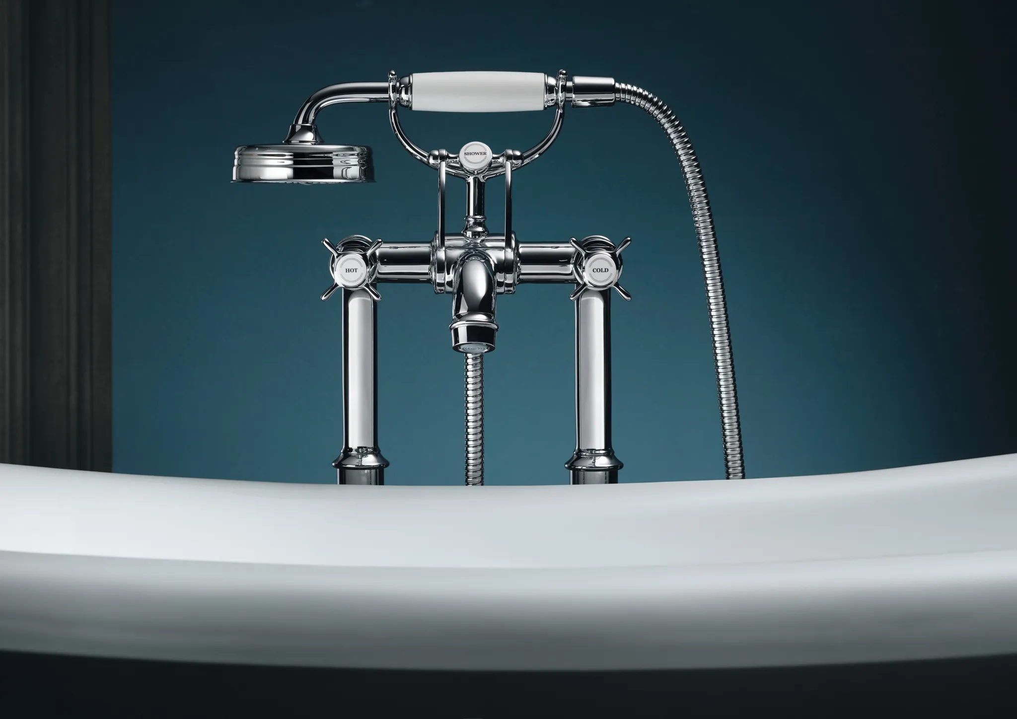 Zweigriff Wannenarmatur Axor Montreux Fertigset chrom zur Bodenmontage Zweigriff Wannenarmatur Axor Montreux Fertigset chrom zur Bodenmontage