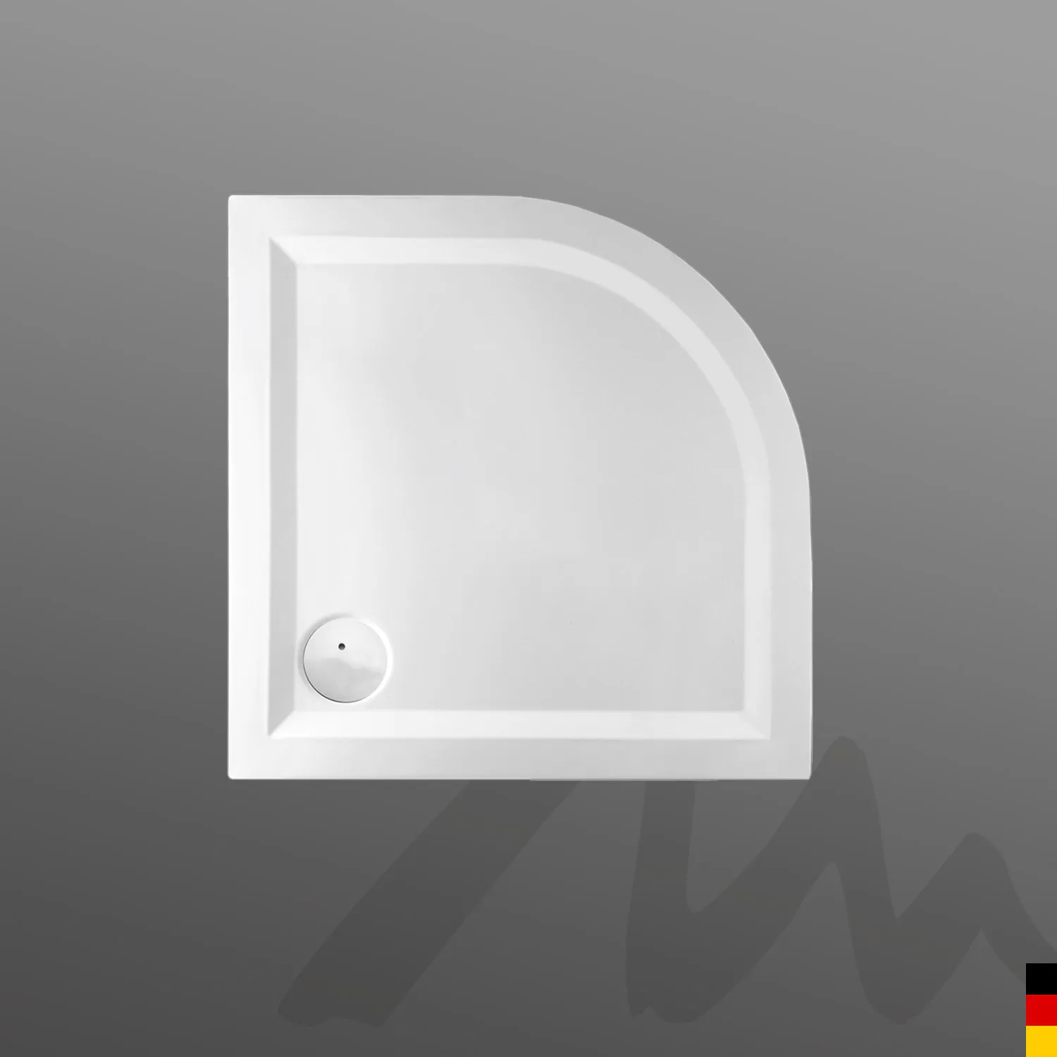 Mauersberger Acryl-Duschwanne aphylla 90 SF R:55, 900x900x50, weiß Mauersberger Acryl-Duschwanne aphylla 90 SF R:55, 900x900x50, weiß