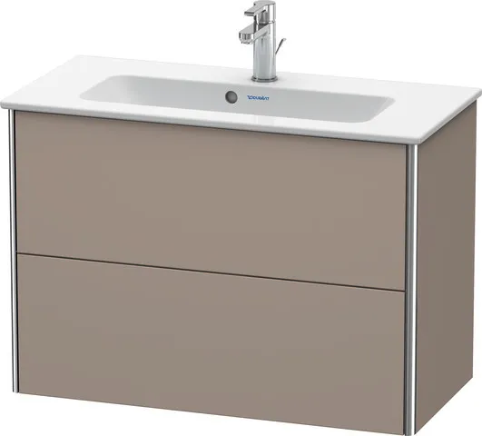 Duravit Waschtischunterschrank wandhängend „XSquare“ 81 × 56 × 38,8 cm Basalt Matt Duravit Waschtischunterschrank wandhängend „XSquare“ 81 × 56 × 38,8 cm Basalt Matt