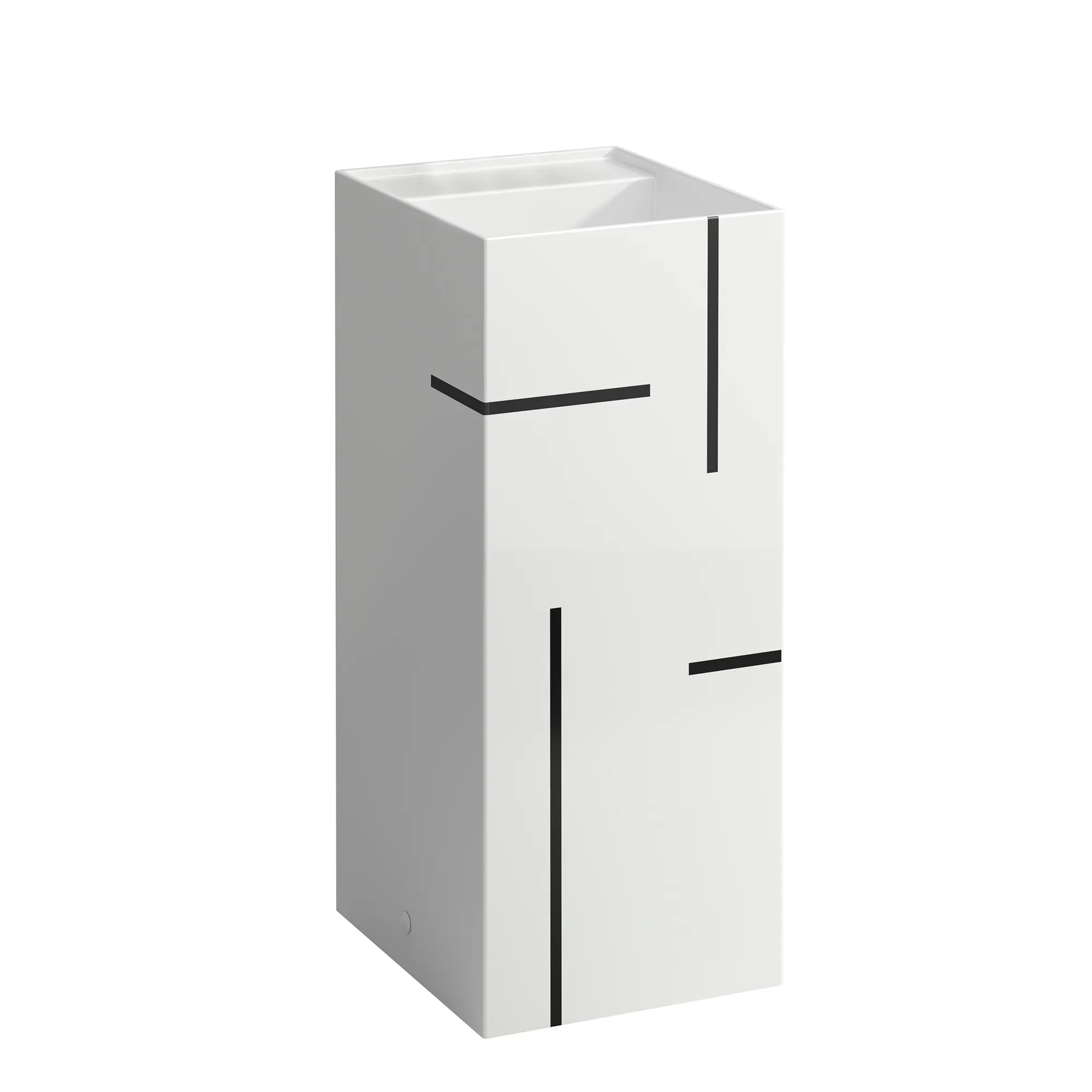 Waschtisch freistehend Kartell • 435x375x900 1 Hahnloch ohne Überlauf weiß