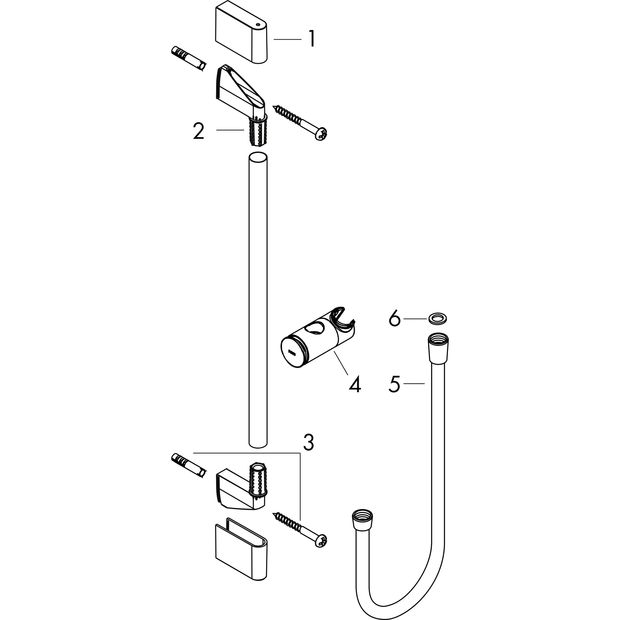 Hansgrohe Unica Brausestange Pulsify S 65 cm, Chrom Hansgrohe Unica Brausestange Pulsify S 65 cm, Chrom