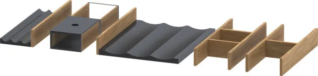 Duravit Einrichtungssystem Set 69,6 cm in / / Farbe: Eiche Natur Duravit Einrichtungssystem Set 69,6 cm in / / Farbe: Eiche Natur