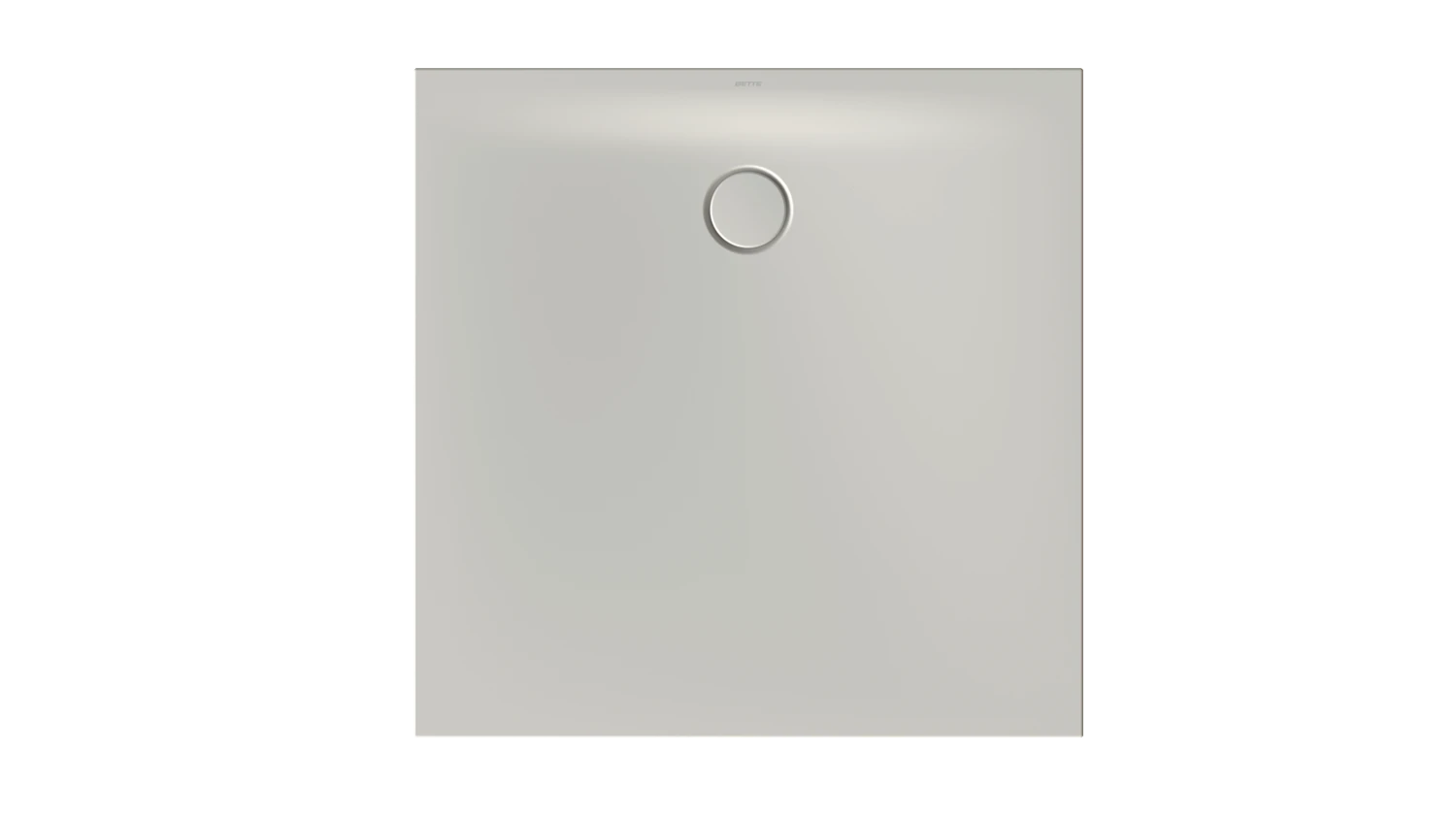 Bette quadrat Duschwanne „BetteFloor Side“ 1000 × 1000 mm ohne Oberflächenbeschichtung, ohne Oberflächenveredelung, ohne Wannenträger, in Silver