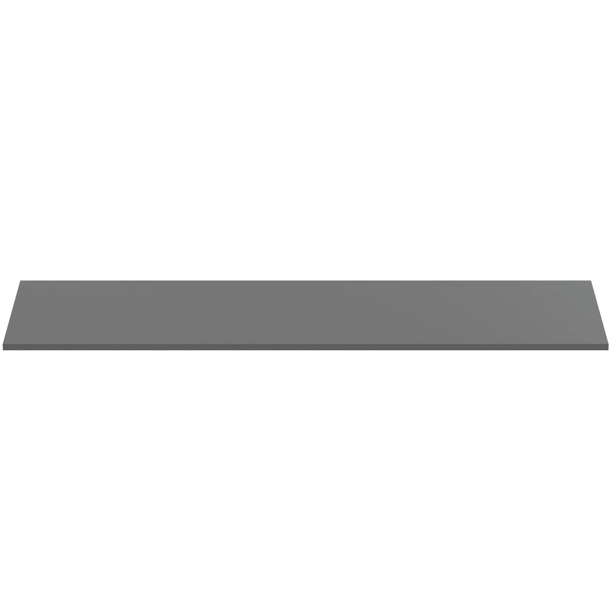 Waschtischplatte i.life B ohne Ausschnitt 1604x506x18mm Weiß matt