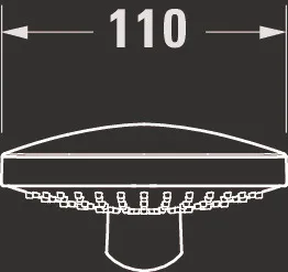 Handbrause „Zubehör Armaturen“ in Edelstahl (gebürstet)