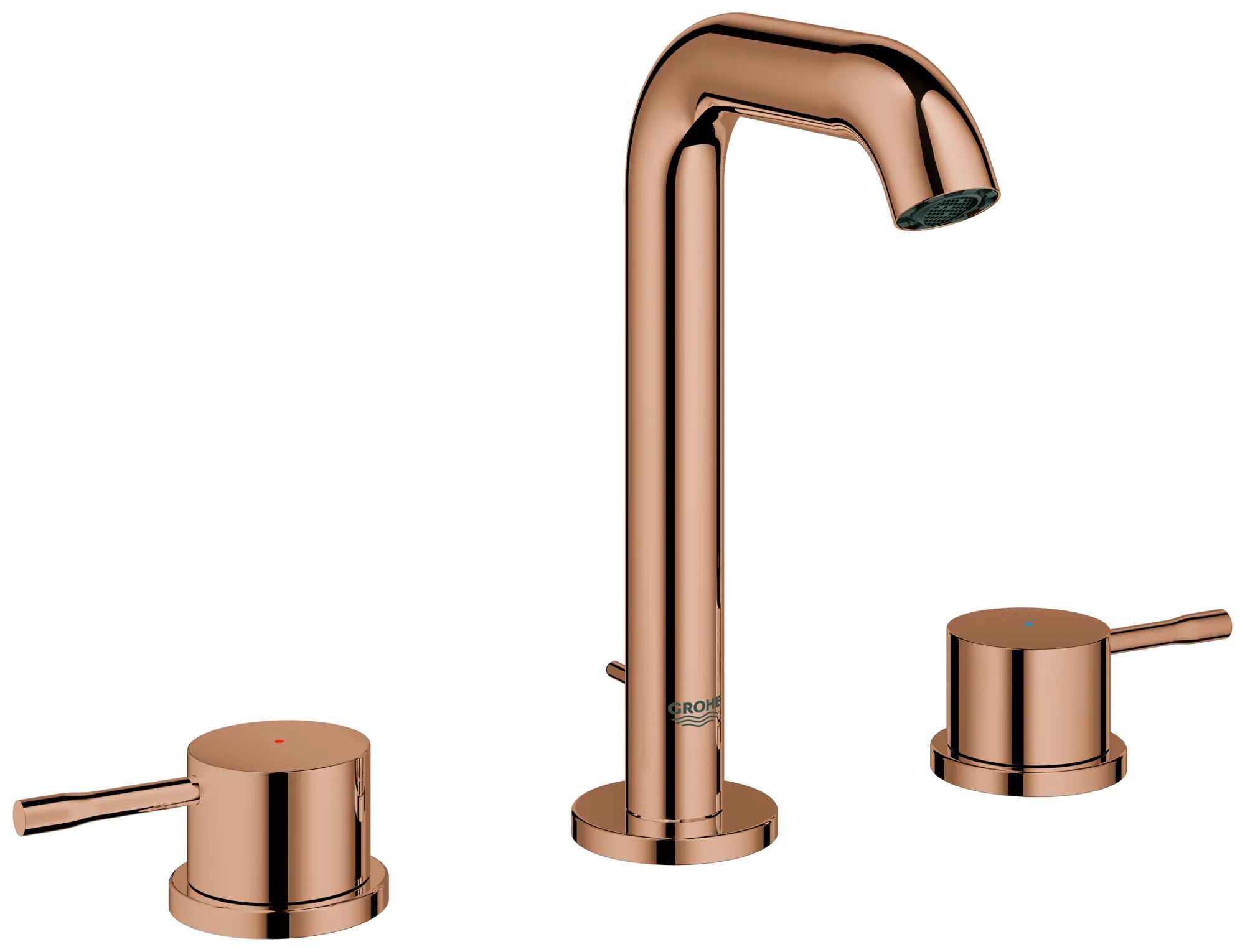 3-Loch-Waschtischbatterie Essence 20296_1, Zugstangen-Ablaufgarnitur 1 1/4'' 3-Loch-Waschtischbatterie Essence 20296_1, Zugstangen-Ablaufgarnitur 1 1/4''