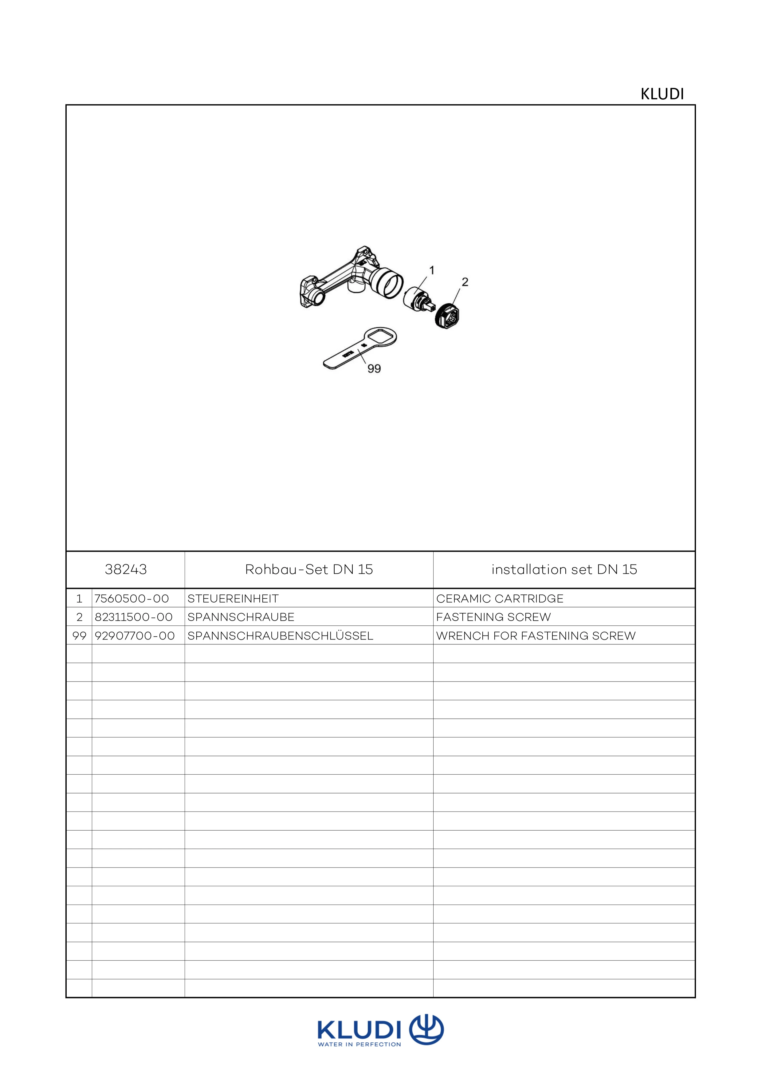 WT2LOCHWAND ROHBAUSET neutral WT2LOCHWAND ROHBAUSET neutral