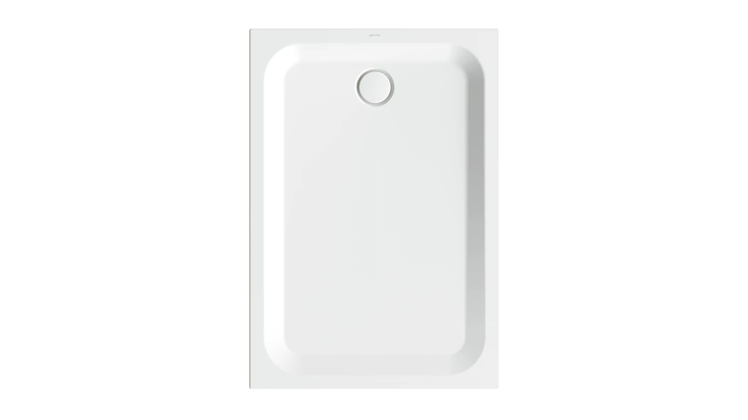 Bette rechteck Duschwanne „BetteUltra“ 1300 × 900 mm ohne Oberflächenbeschichtung, mit BetteGlasur® Plus, ohne Wannenträger, in Edelweiß