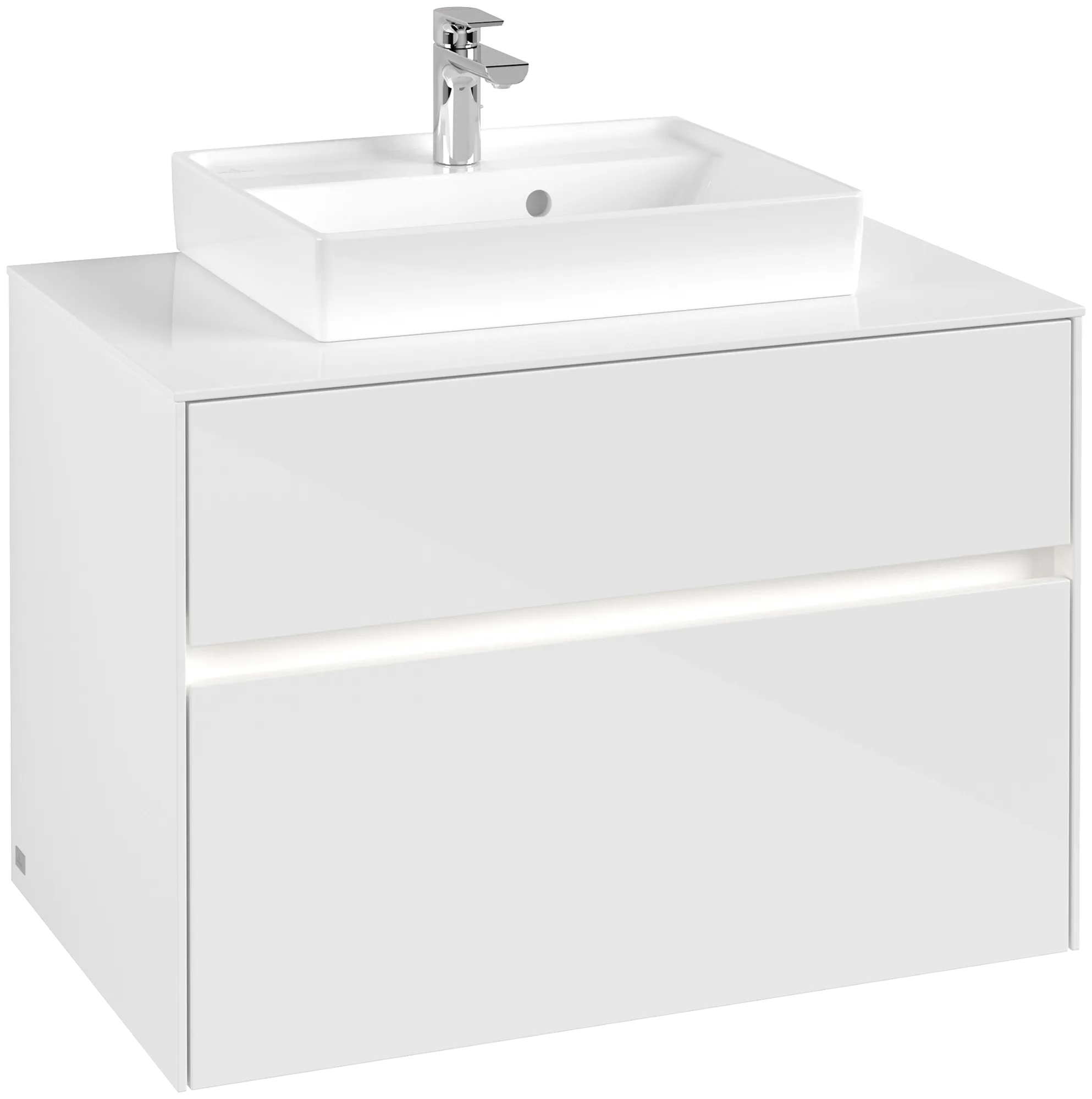 Villeroy & Boch Collaro Waschbeckenunterschrank C069B0 Glossy White