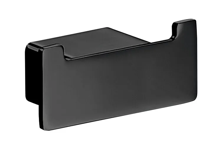 loft Doppelhaken 70 × 30 × 33mm, schwarz
