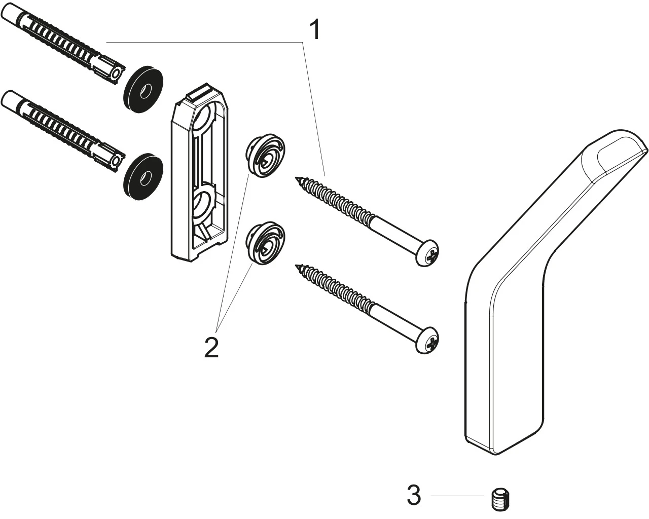 Einzelhaken Axor Universal Accessories chrom