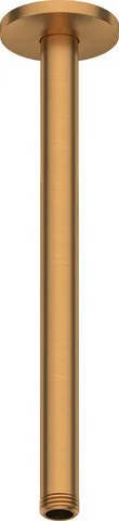 Duravit Brausearm L 300mm, Deckenmontage, Rosette Rund, Bronze Gebürstet