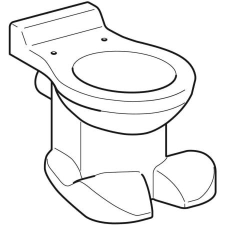 Stand-Tiefspül-WC für Kinder „Bambini“ 35 × 34 × 50 cm, mit Spülrand