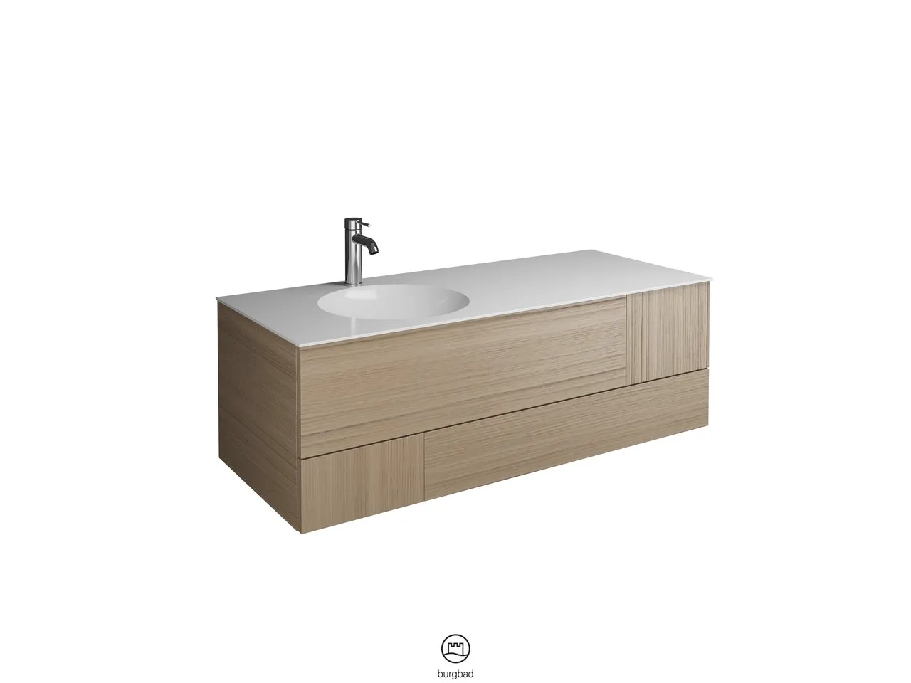 burgbad Coco HGL Waschtischset SFHR120 Mineralguss burgbad Coco HGL Waschtischset SFHR120 Mineralguss