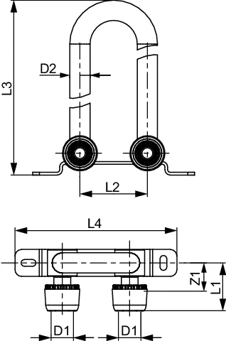TECElogo-Ax HK-Montagegarnitur 15 mm Dimension 16, Bodenmontage,CU vernickelt TECElogo-Ax HK-Montagegarnitur 15 mm Dimension 16, Bodenmontage,CU vernickelt