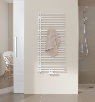 Kermi Design-Heizkörper „Diveo®“ 45 × 94 cm in Weiß (RAL 9016)