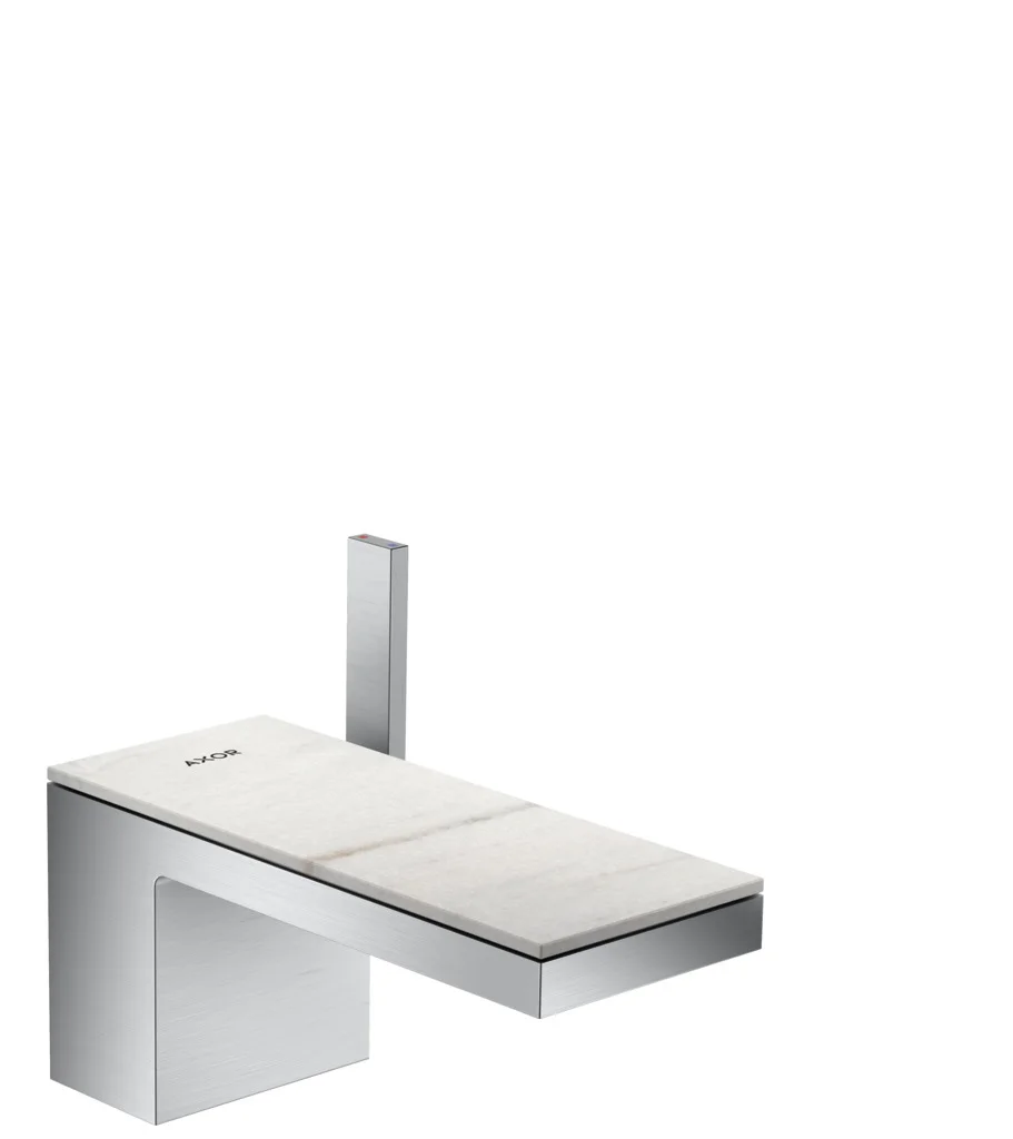 Hansgrohe AXOR MyEdition Platte 200 mm Marmor Lasa Covelano Vena Oro abnehmbar
