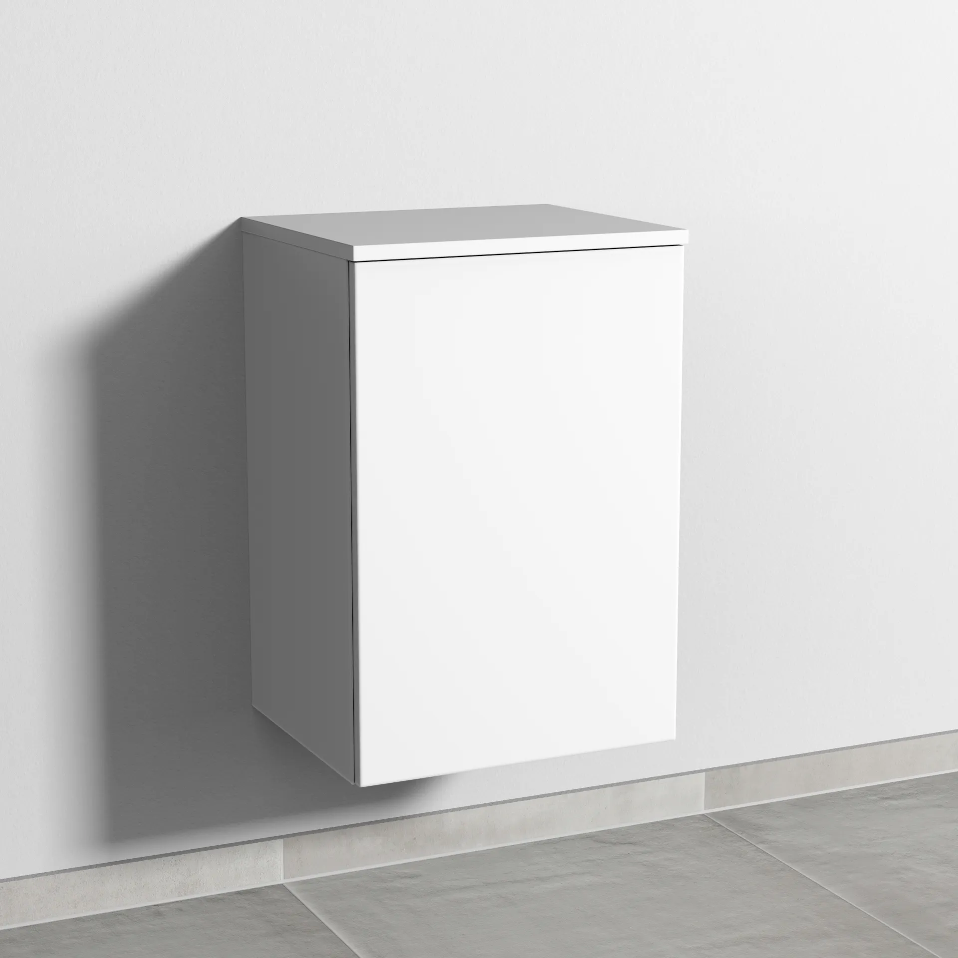 Sanipa Unterschrank „3way“ 400 × 580 × 345 mm Anschlag rechts, in Weiß-Soft, Anschlag rechts