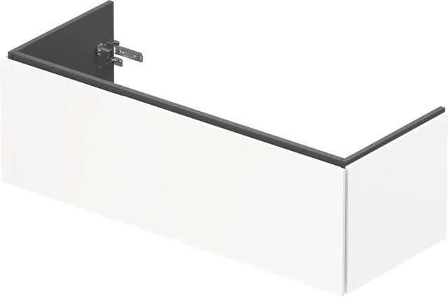 Duravit Waschtischunterschrank wandhängend „L-Cube“ 122 × 40 × 48,1 cm Weiß Matt Duravit Waschtischunterschrank wandhängend „L-Cube“ 122 × 40 × 48,1 cm Weiß Matt