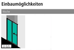Kermi Duschtür Gleittür 2-teilig mit Festfeld links für Nische und Ecke „LIGA“ 185 cm Glas Klar, Profile Silber Hochglanz, Schiebetür zweiteilig Kermi Duschtür Gleittür 2-teilig mit Festfeld links für Nische und Ecke „LIGA“ 185 cm Glas Klar, Profile Silber Hochglanz, Schiebetür zweiteilig