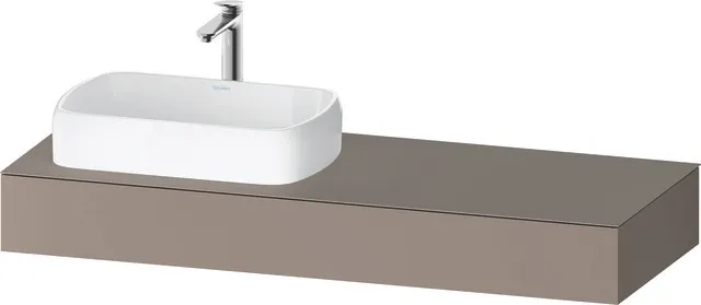 Duravit Konsole „Qatego“ in Basalt Matt