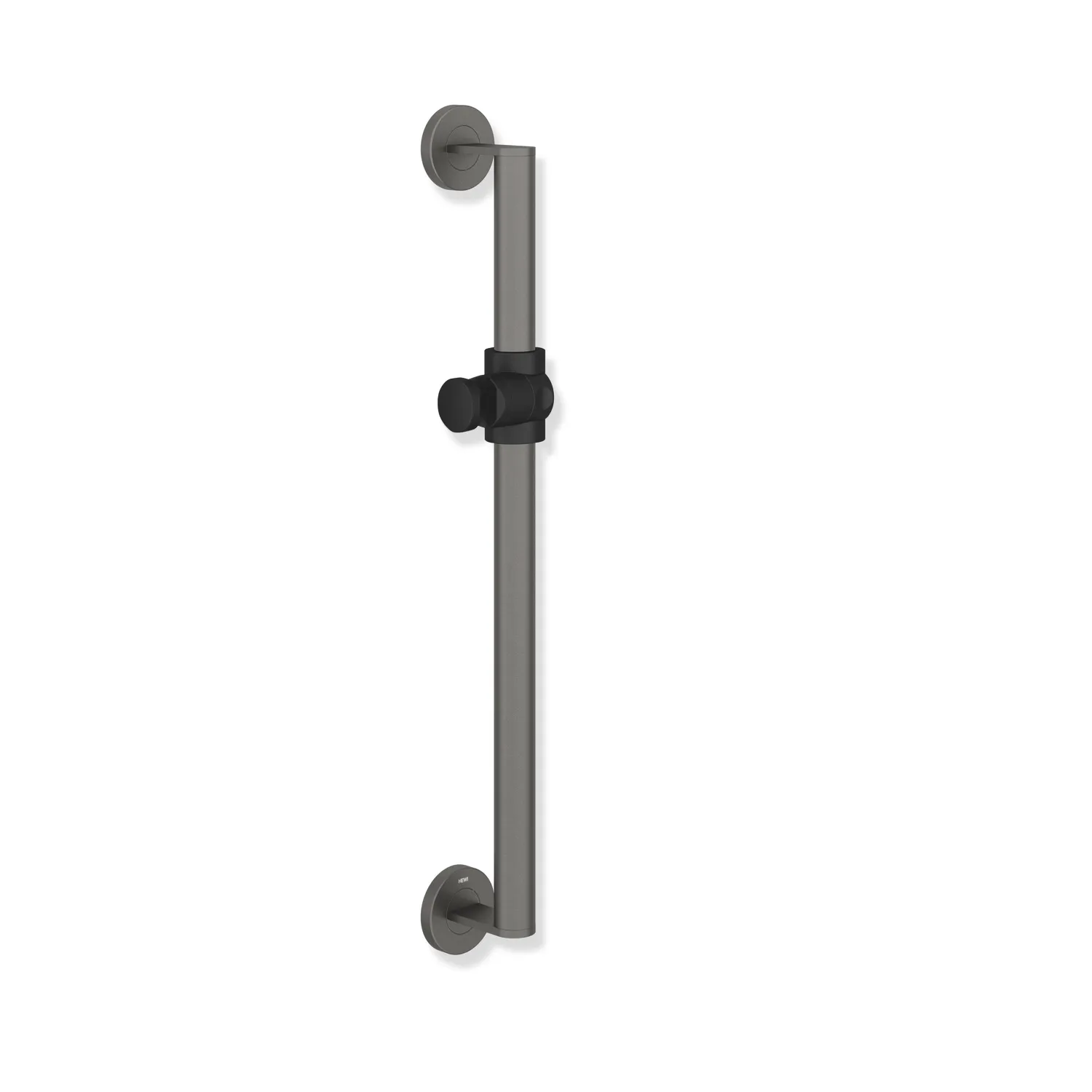 HEWI Brausehalterstange System 900, Edelstahl, Achsmaß 600 mm, ER (Dunkelgrau Perlglimmer tiefmatt - Schwarz matt) HEWI Brausehalterstange System 900, Edelstahl, Achsmaß 600 mm, ER (Dunkelgrau Perlglimmer tiefmatt - Schwarz matt)