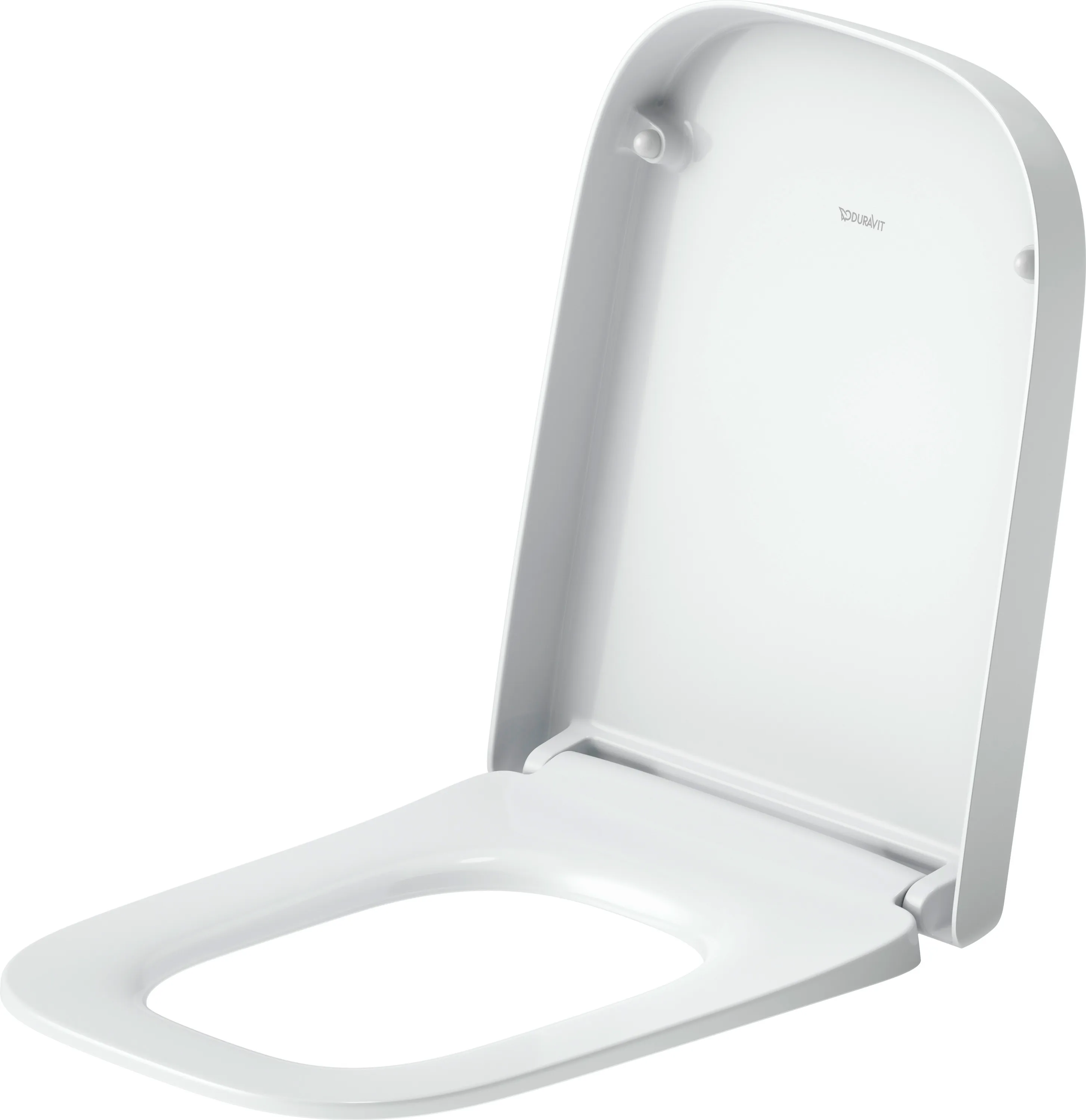 Duravit Univ. WC-Sitz Eckig Tief 448mm Üblap., Edelstahl Duravit Univ. WC-Sitz Eckig Tief 448mm Üblap., Edelstahl
