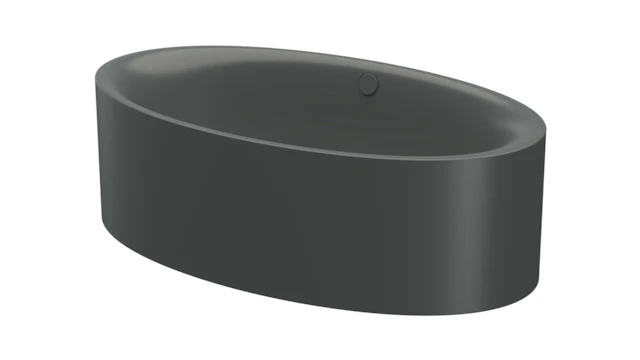 Bette oval Badewanne „BetteEve Oval Silhouette“ 180 × 100 cm in Smoke