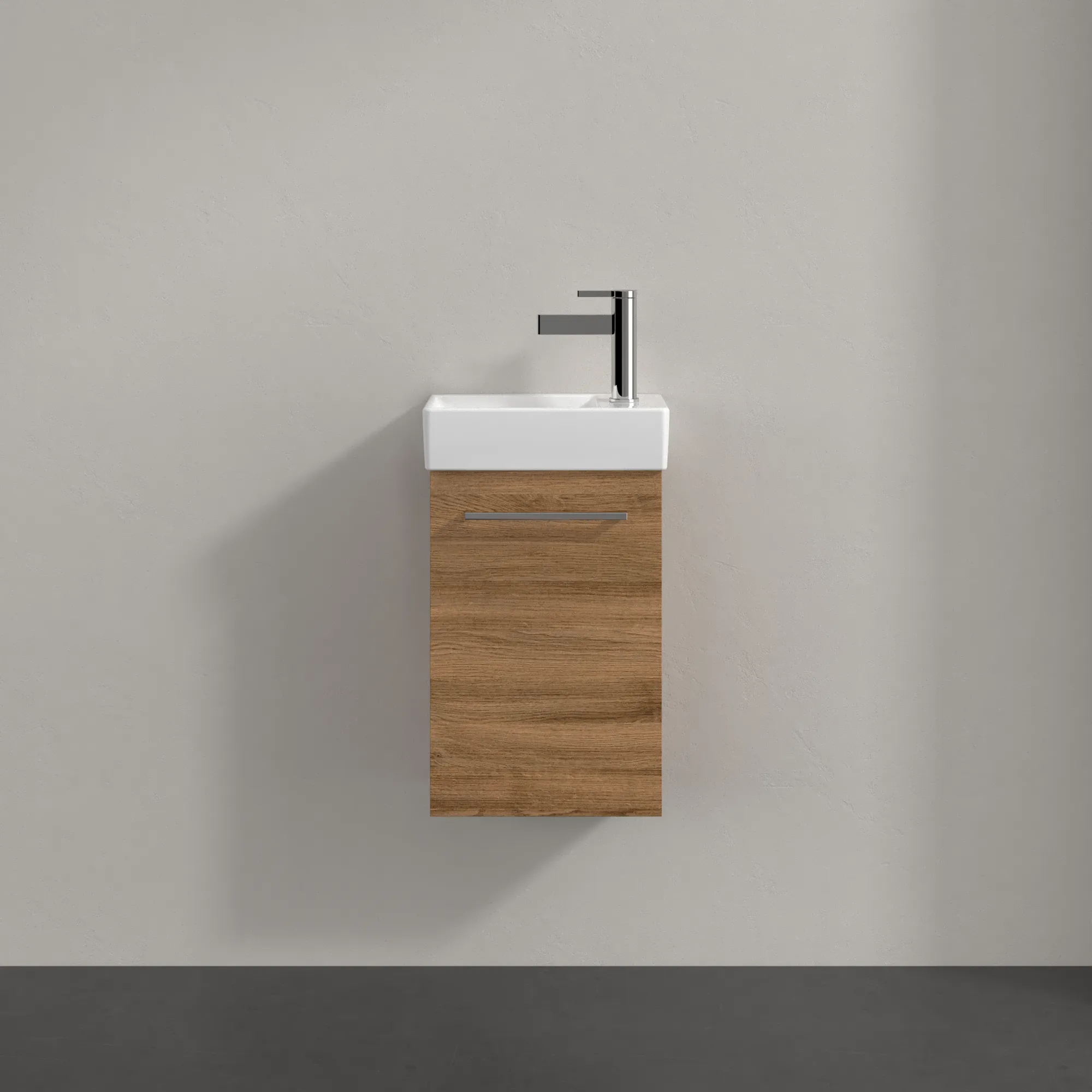 Villeroy & Boch Waschtischunterschrank mit Tür „Avento“ für Schrankwaschtisch 340 × 514 × 202 mm Kansas Oak, Anschlag links, Soft Closing, 1 Tür Villeroy & Boch Waschtischunterschrank mit Tür „Avento“ für Schrankwaschtisch 340 × 514 × 202 mm Kansas Oak, Anschlag links, Soft Closing, 1 Tür