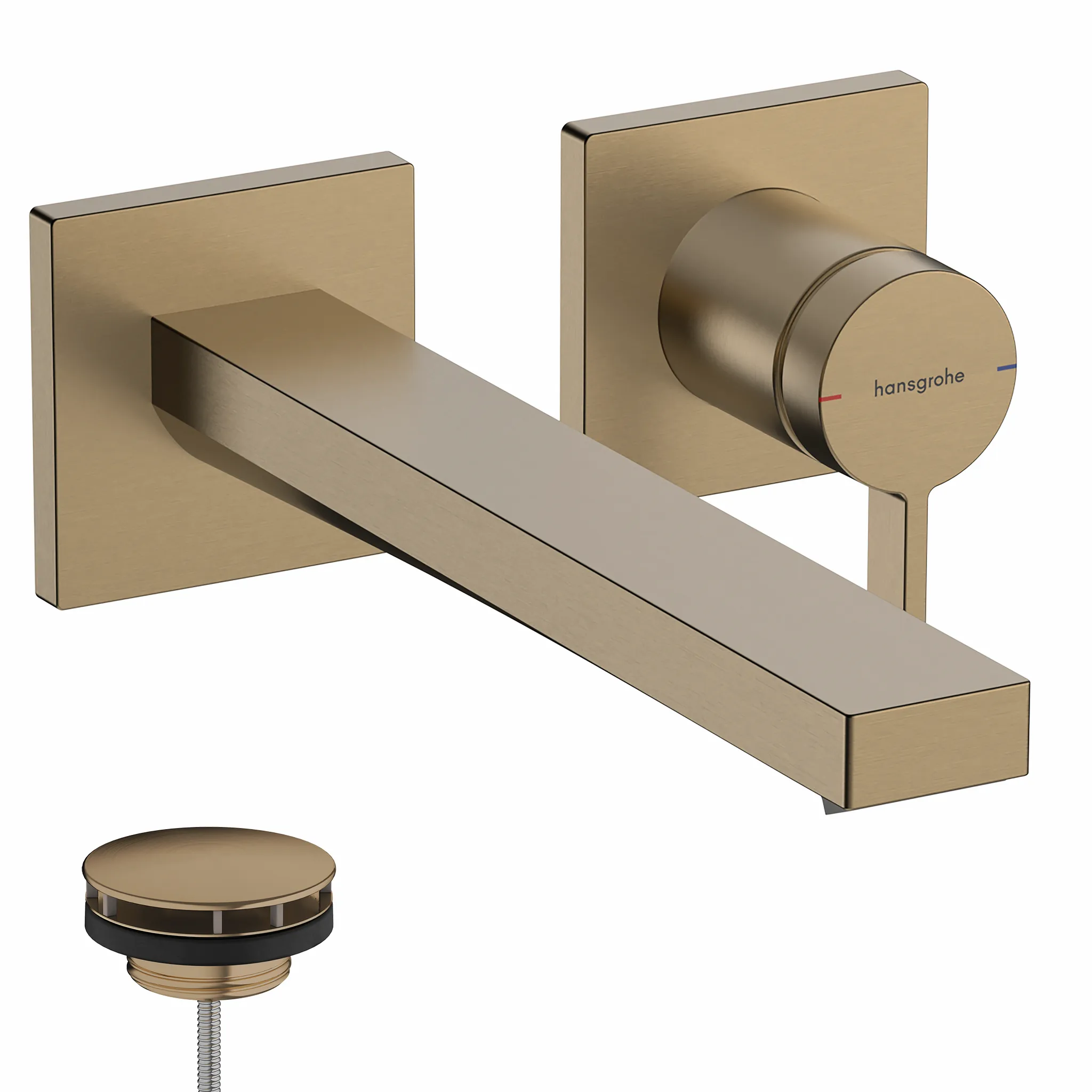Hansgrohe Tecturis E Einhebel-Waschtischmischer Unterputz Brushed Bronze Ausladung 225 mm Hansgrohe Tecturis E Einhebel-Waschtischmischer Unterputz Brushed Bronze Ausladung 225 mm